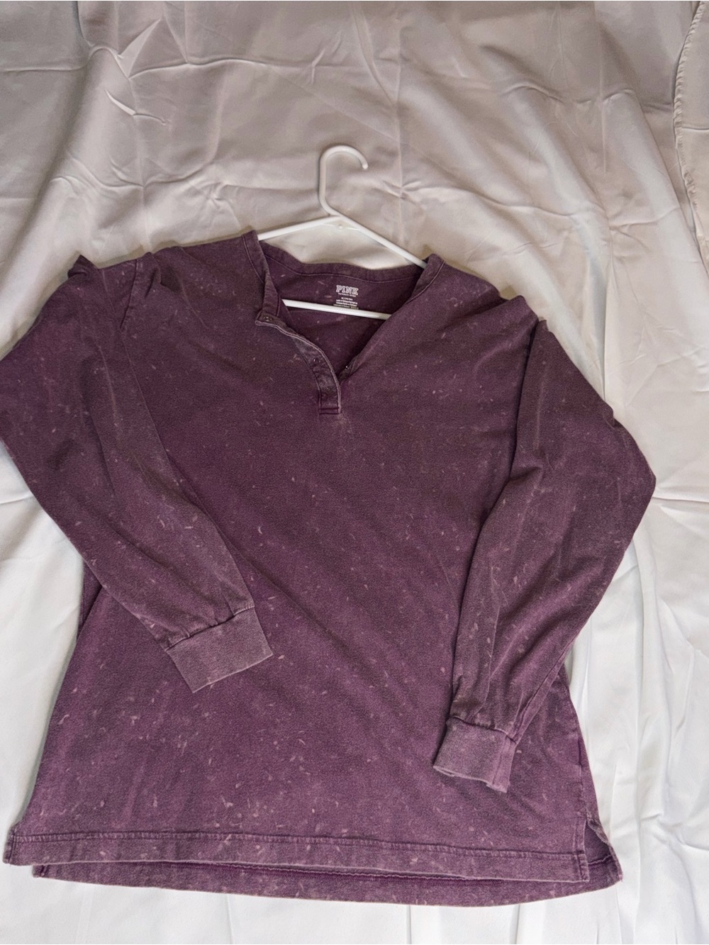 PINK Victoria's Secret Washed Plum Pullover